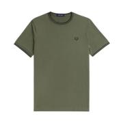 Fred Perry Twin Tipped T-Shirt Green, Herr