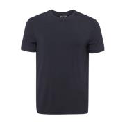 Giorgio Armani Blå Viskos Stretch T-shirt och Polo Blue, Herr