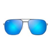 Maui Jim Polariserade Aviator Solglasögon Sharks Cove Gray, Unisex