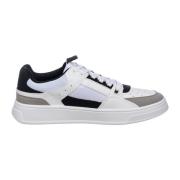 Armani Exchange Vita Låga Top Logo Sneakers White, Herr