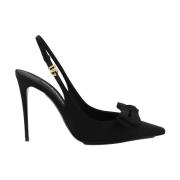 Dolce & Gabbana Svarta Båge Stiletto Pumps Black, Dam