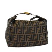 Fendi Vintage Pre-owned Canvas fendi-vskor Brown, Dam