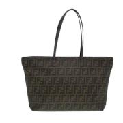 Fendi Vintage Pre-owned Canvas fendi-vskor Brown, Dam