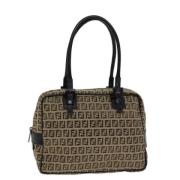 Fendi Vintage Pre-owned Canvas fendi-vskor Beige, Dam