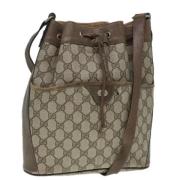 Gucci Vintage Pre-owned Laeder gucci-vskor Beige, Dam