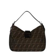 Fendi Vintage Pre-owned Canvas fendi-vskor Brown, Dam