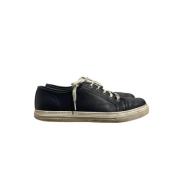 Gucci Vintage Pre-owned Laeder sneakers Blue, Herr