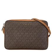 Michael Kors Pre-owned Pre-owned Canvas axelremsvskor Brown, Dam