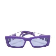 Dolce & Gabbana Pre-owned Pre-owned Acetat solglasgon Purple, Dam