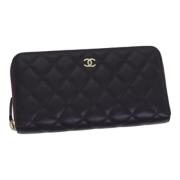 Chanel Vintage Pre-owned Laeder plnbcker Black, Dam