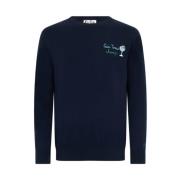 MC2 Saint Barth Heron Sweater Blue, Herr