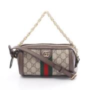 Gucci Vintage Pre-owned Canvas gucci-vskor Beige, Dam