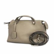 Fendi Vintage Pre-owned Laeder fendi-vskor Gray, Dam