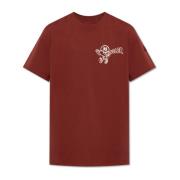 Moncler T-shirt med tryckt logotyp Brown, Herr