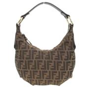 Fendi Vintage Pre-owned Canvas fendi-vskor Brown, Dam