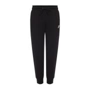 Nike Logo-tryckta sweatpants Black, Dam