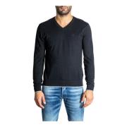 Armani Exchange Herr Svart Stickat Black, Herr