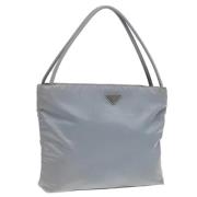 Prada Vintage Pre-owned Nylon totevskor Blue, Dam