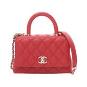 Chanel Vintage Pre-owned Laeder handvskor Red, Dam