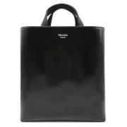 Prada Vintage Pre-owned Laeder totevskor Black, Dam