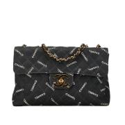 Chanel Vintage Pre-owned Canvas chanel-vskor Black, Dam