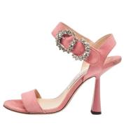 Jimmy Choo Pre-owned Pre-owned Mocka sandaler Pink, Dam