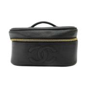 Chanel Vintage Pre-owned Laeder handvskor Black, Dam