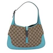 Gucci Vintage Pre-owned Canvas gucci-vskor Beige, Dam