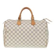 Louis Vuitton Vintage Pre-owned Canvas louis-vuitton-vskor White, Dam