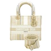 Dior Vintage Pre-owned Canvas dior-vskor Beige, Dam