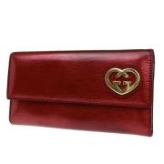 Gucci Vintage Pre-owned Laeder plnbcker Red, Dam