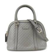 Gucci Vintage Pre-owned Laeder gucci-vskor Gray, Dam