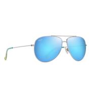 Maui Jim Polariserade spegel solglasögon silverram Gray, Unisex