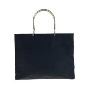 Prada Vintage Pre-owned Canvas totevskor Black, Dam