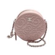 Chanel Vintage Pre-owned Laeder crossbodyvskor Pink, Dam