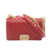 Chanel Vintage Pre-owned Laeder chanel-vskor Red, Dam