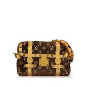 Louis Vuitton Vintage Pre-owned Laeder handvskor Brown, Dam