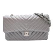 Chanel Vintage Pre-owned Laeder chanel-vskor Gray, Dam