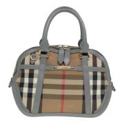 Burberry Vintage Pre-owned Canvas handvskor Beige, Dam