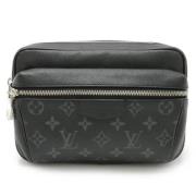 Louis Vuitton Vintage Pre-owned Canvas axelremsvskor Black, Herr