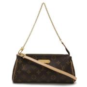 Louis Vuitton Vintage Pre-owned Canvas axelremsvskor Brown, Dam