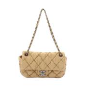 Chanel Vintage Pre-owned Laeder chanel-vskor Beige, Dam