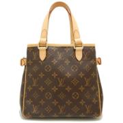 Louis Vuitton Vintage Pre-owned Canvas axelremsvskor Brown, Dam