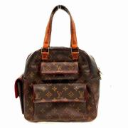 Louis Vuitton Vintage Pre-owned Canvas handvskor Brown, Dam