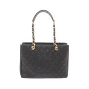 Chanel Vintage Pre-owned Laeder chanel-vskor Black, Dam