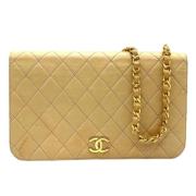 Chanel Vintage Pre-owned Laeder chanel-vskor Beige, Dam