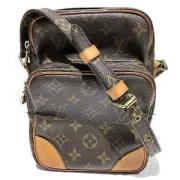 Louis Vuitton Vintage Pre-owned Canvas axelremsvskor Brown, Dam