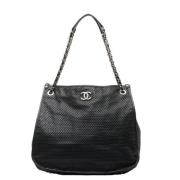 Chanel Vintage Pre-owned Laeder chanel-vskor Black, Dam