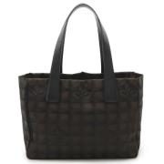 Chanel Vintage Pre-owned Canvas chanel-vskor Brown, Dam