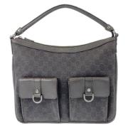 Gucci Vintage Pre-owned Canvas handvskor Brown, Dam